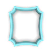 Plaque #4 Fondant & Plaques Cookie Cutter Lady 1 Inch with Dough Pusher Standard Cutter (1x)